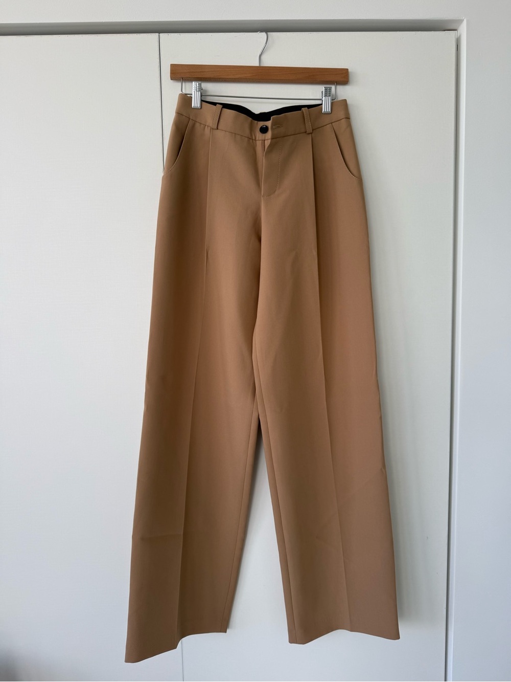 YULIA WAVE low rise Wide-Leg trousers, S
